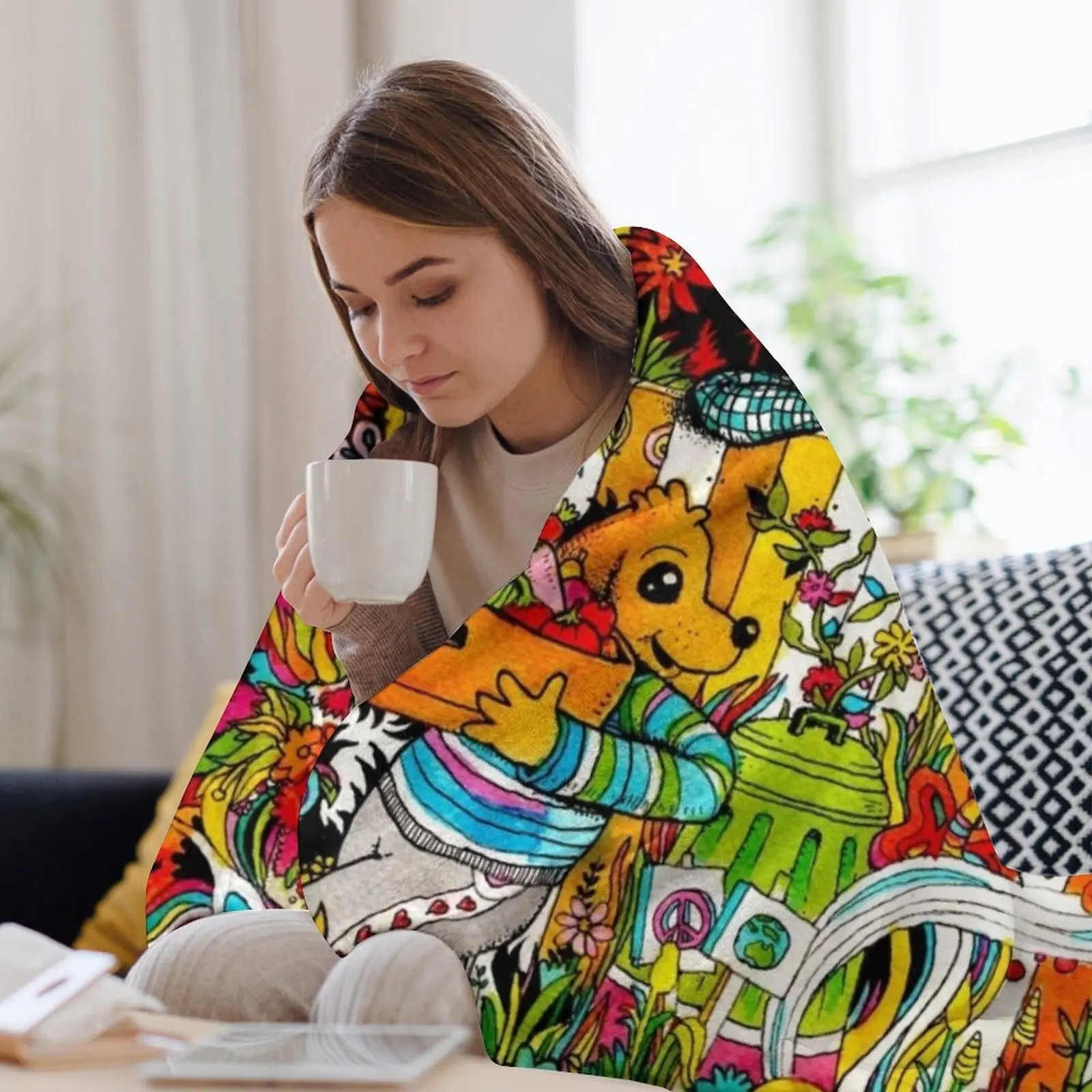Urban Farm Time Throw Blanket  - огляд і ціна Urban Farming Home