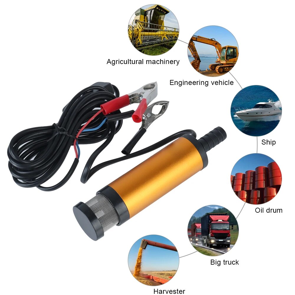 Car Electric Oil Pump Aluminum - огляд і ціна Water Pump Submersible Mini