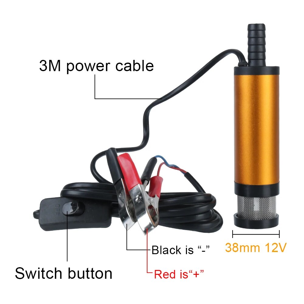 Car Electric Oil Pump Aluminum - огляд і ціна Water Pump Submersible Mini