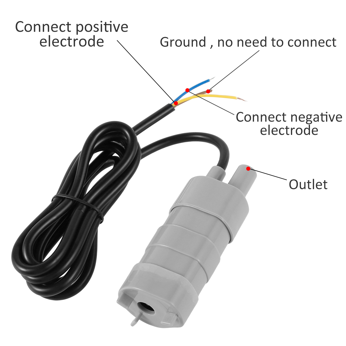 Mini Water Pump DC 12V Submers - огляд і ціна Water Pump Submersible Mini