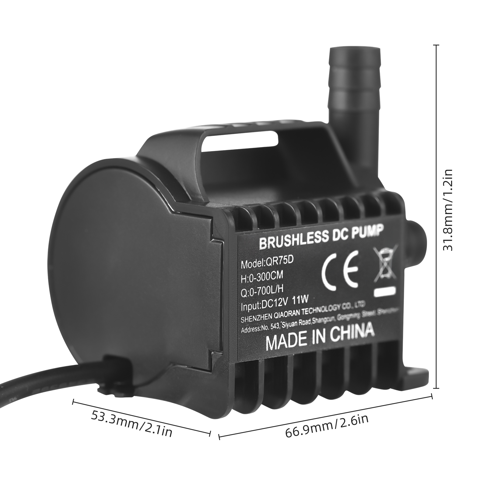 12V Submersible Water Pump 9.8 - огляд і ціна Water Pump Submersible Mini