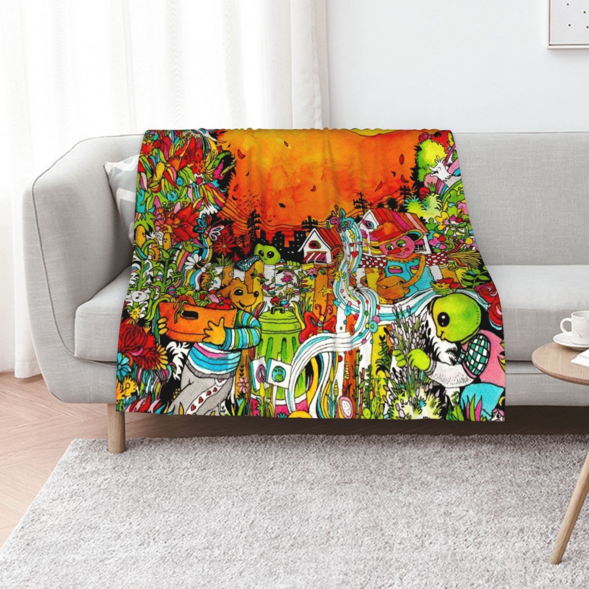 Urban Farm Time Throw Blanket  - огляд і ціна Urban Farming Home