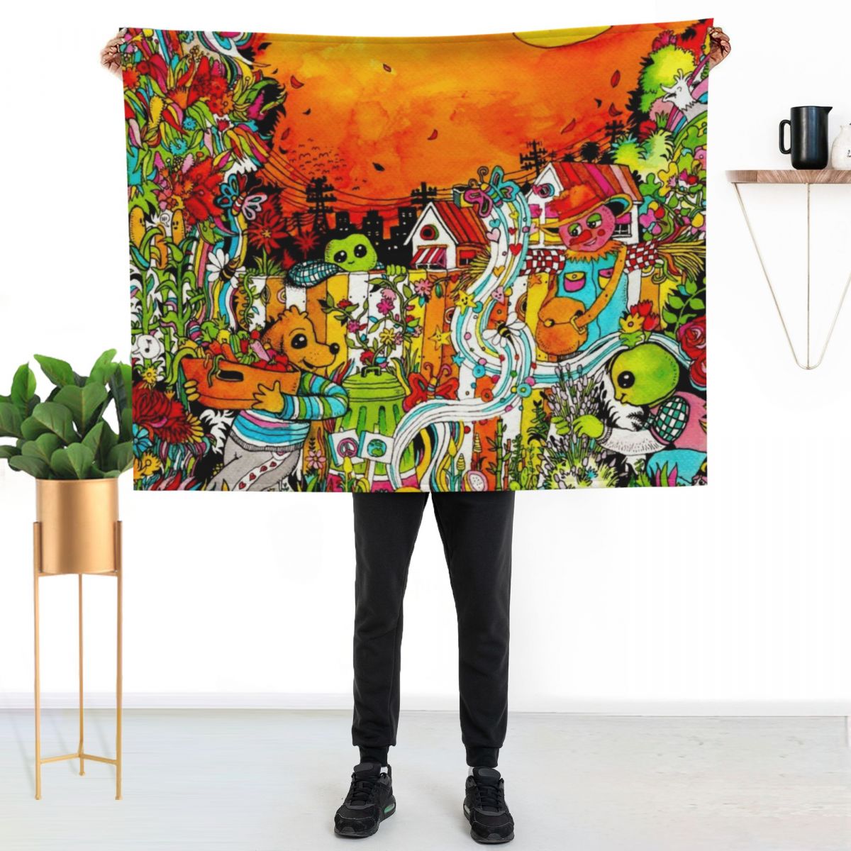 Urban Farm Time Throw Blanket  - огляд і ціна Urban Farming Home