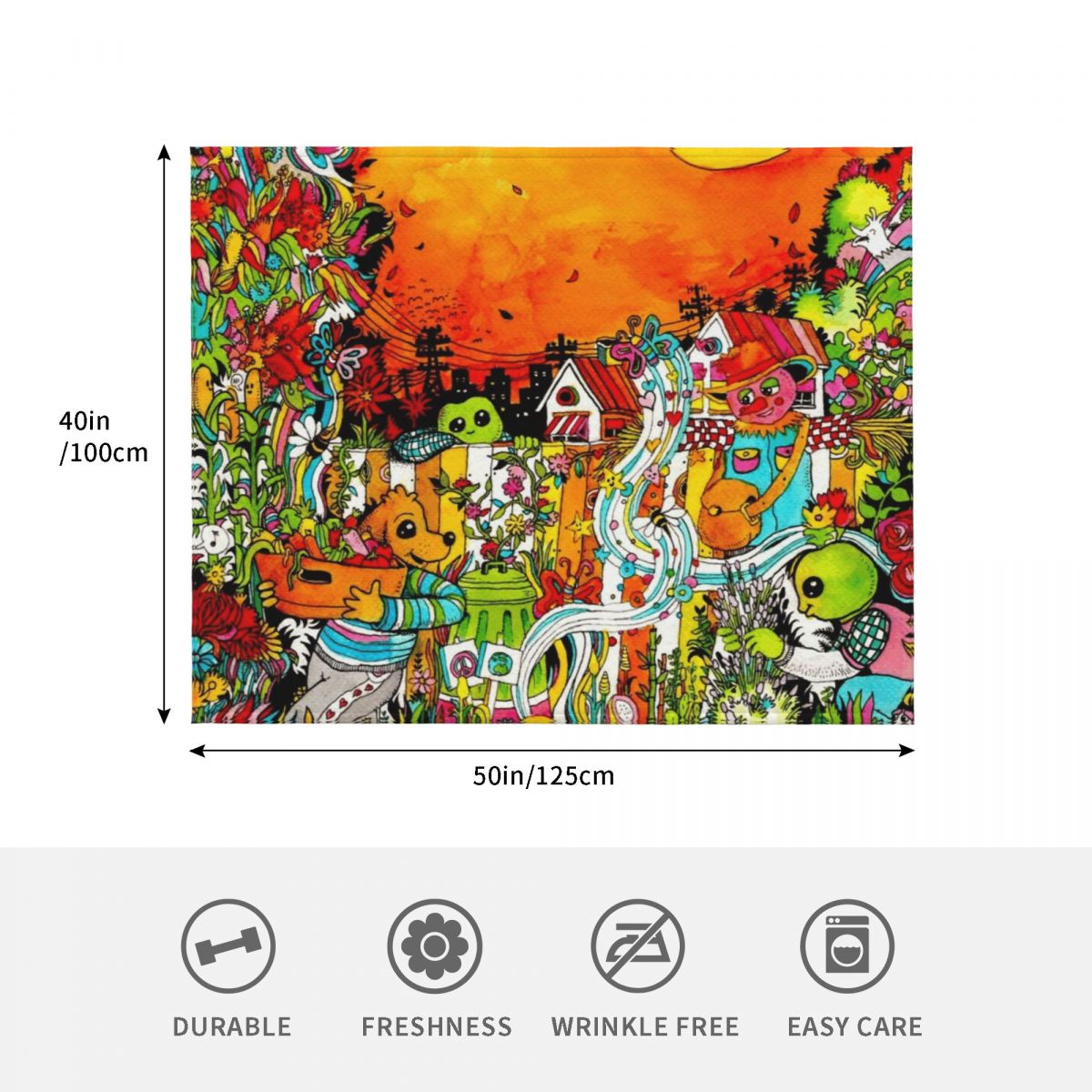 Urban Farm Time Throw Blanket  - огляд і ціна Urban Farming Home